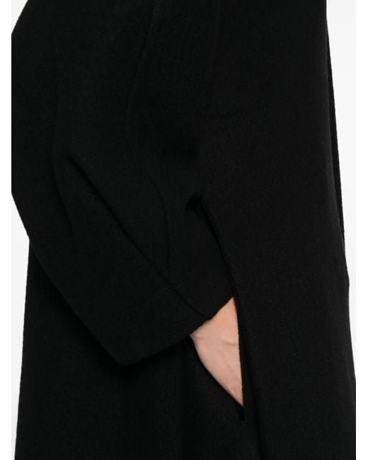 SOH Black Single-Breasted Coat