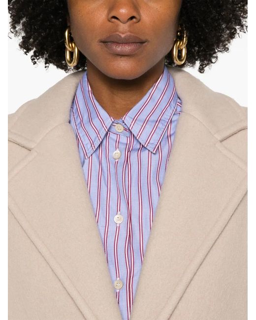 Fay Natural Single-Breasted Coat