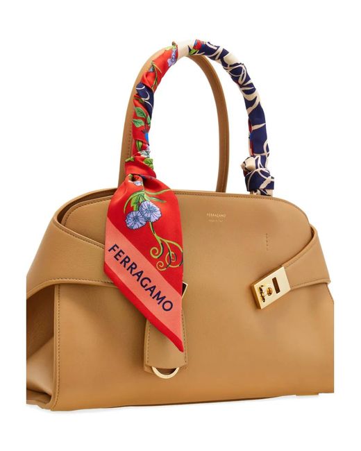 Ferragamo Red Pegasus Print Bandeau