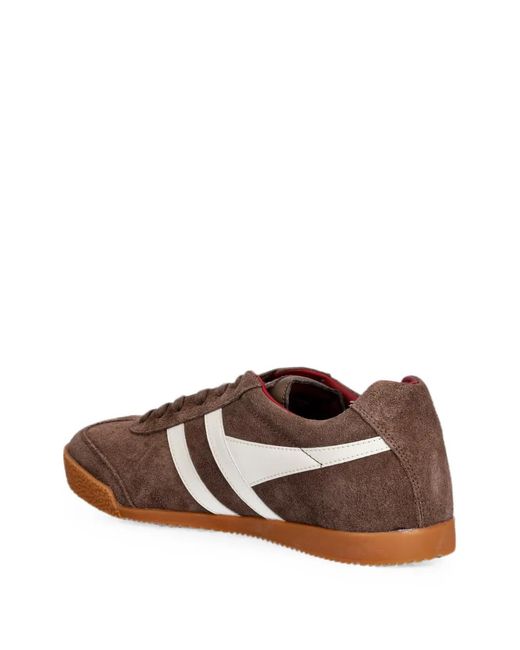 Gola Brown Harrier Suede Sneakers for men