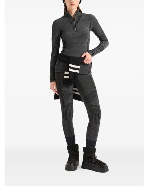 Fusalp Black Seama Zip Top