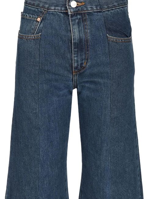E.L.V. Denim Blue Odette Flared Jeans