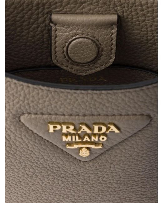 Borsa A Spalla Mini di Prada in Brown