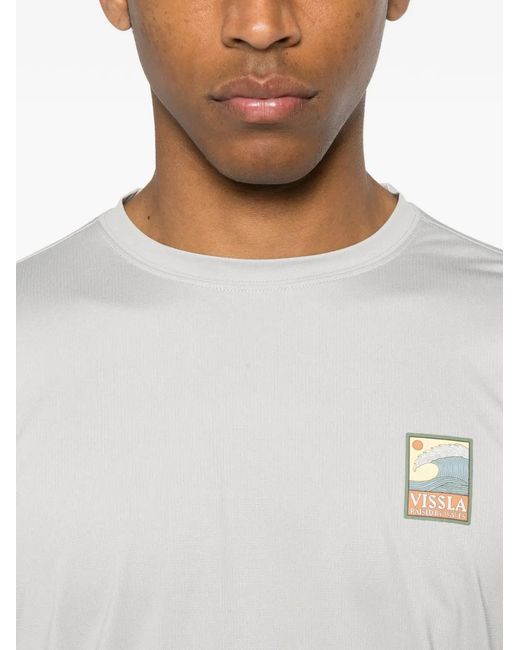 Vissla White T-Shirt À Imprimé Graphique for men