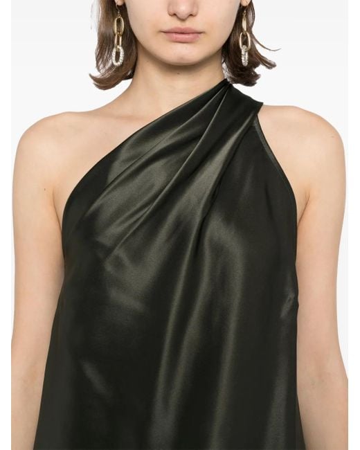 Haut Asymétrique À Dos Nu Michelle Mason en coloris Green