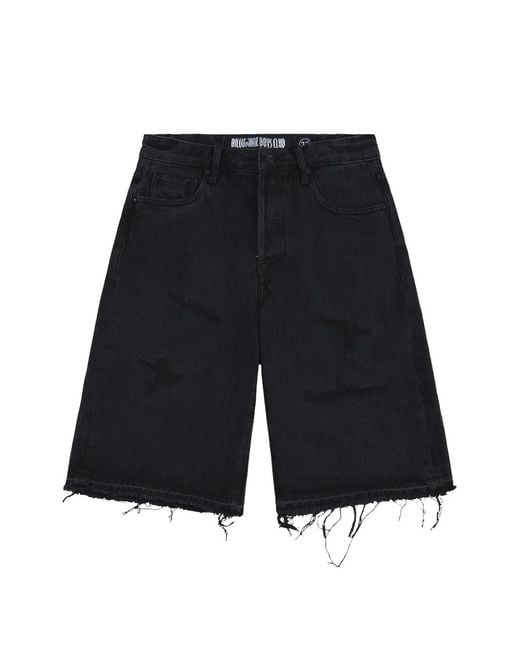BBCICECREAM Blue Evo Cutoff Denim Shorts for men
