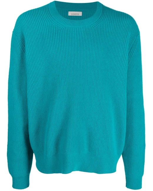 Jersey con cuello redondo Laneus de hombre de color Blue