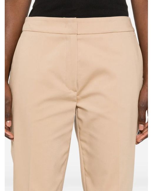 Clips White Tailored Trousers