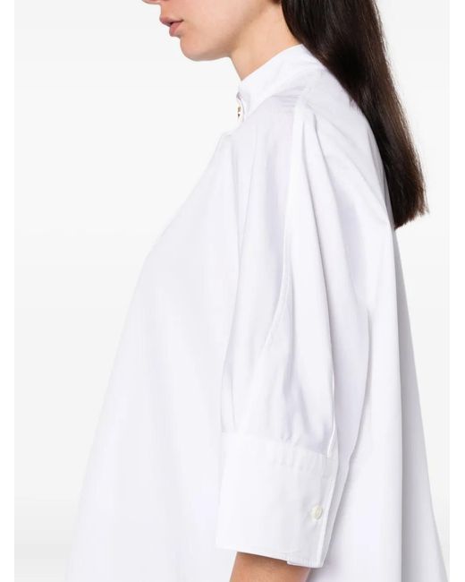 Givenchy White Mock-Neck Mini Dress