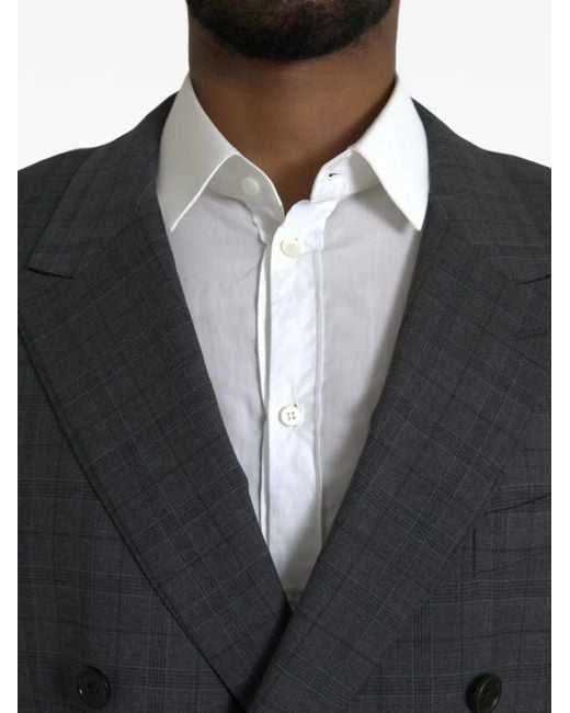 Dolce & Gabbana Black Martini Double-Breasted Suit for men