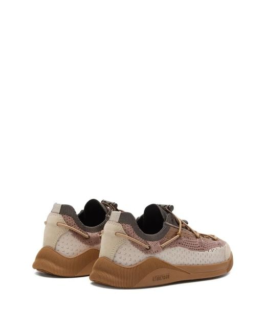 Moon Boot Brown Knitted Moonlight Sneakers