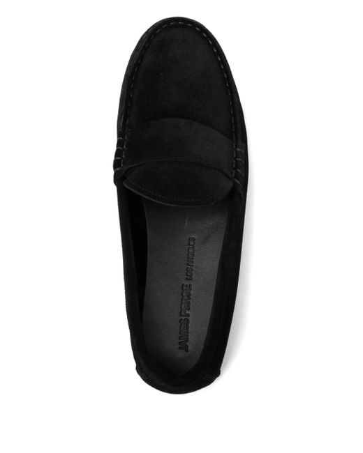 James Perse Black Montecito Moccasins