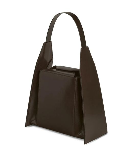 Merryl Tielman Black Angelo Leather Tote Bag