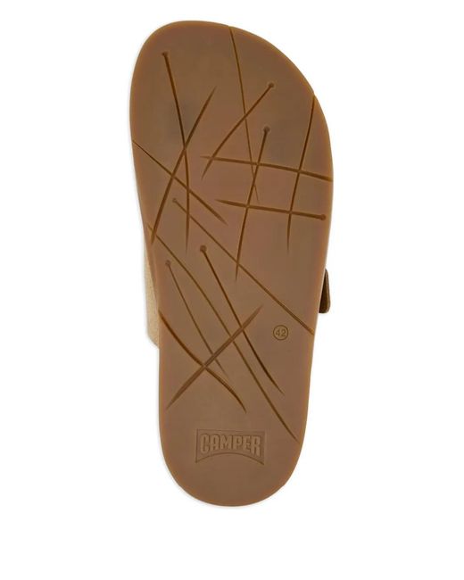 Camper Brown Lluc Buckle-Fastening Sandals for men