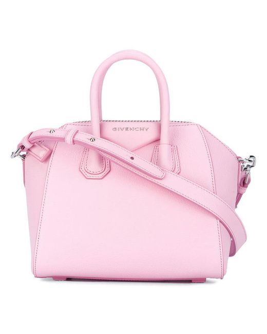 Givenchy Pink Antigona Mini Leather Tote