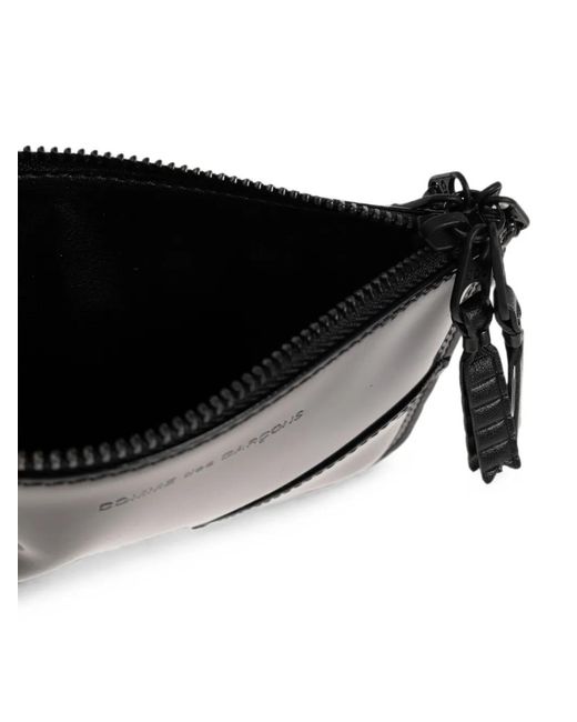 Comme des Garçons Black Zipper Medley Tassel-Detail Leather Wallet