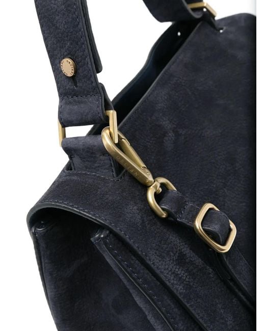 Orciani Black Sveva Leather Tote Bag