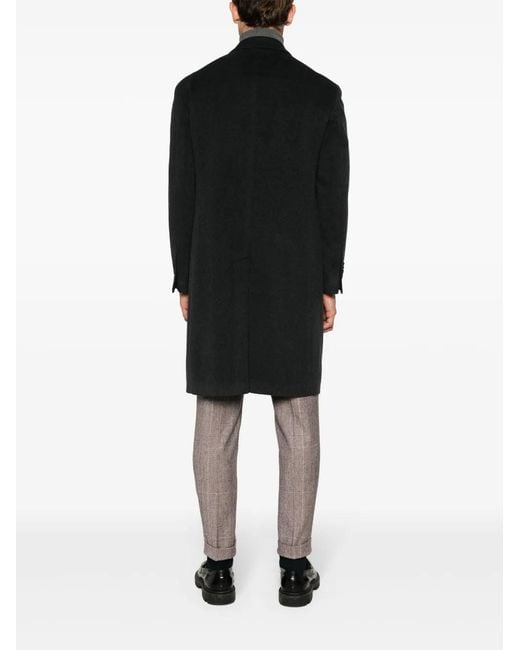 Tagliatore Black 0205 Coats for men
