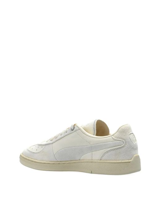PUMA White Panelled Sneakers