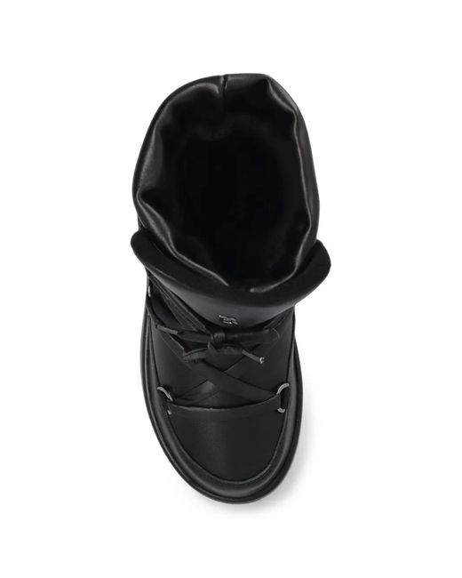 Bogner Black Chamonix Leather Snow Boots