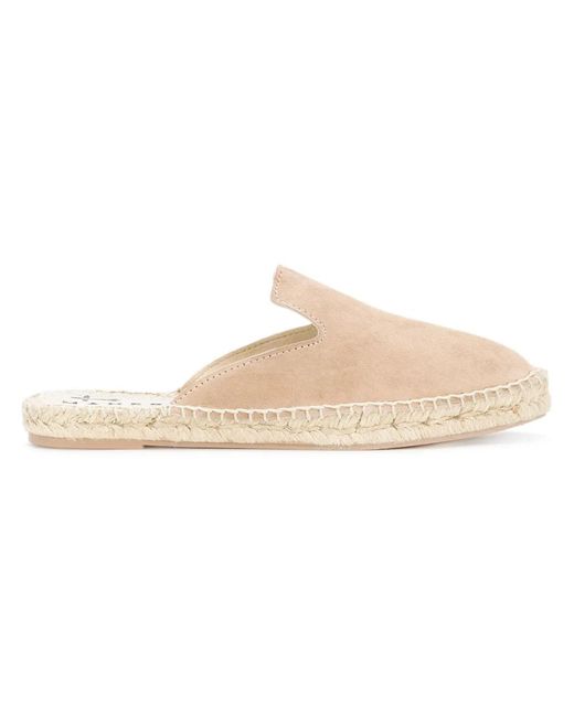 Manebí White Mule Style Espadrilles