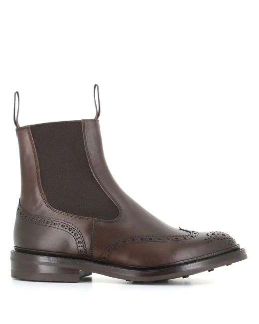 Tricker's Brown Chelsea Henry Boots for men