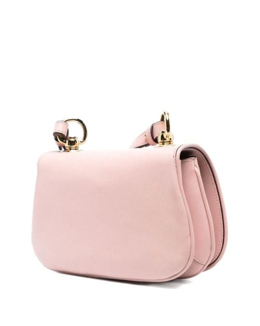 Gucci Pink Signature Interlocking G Crossbody Bag