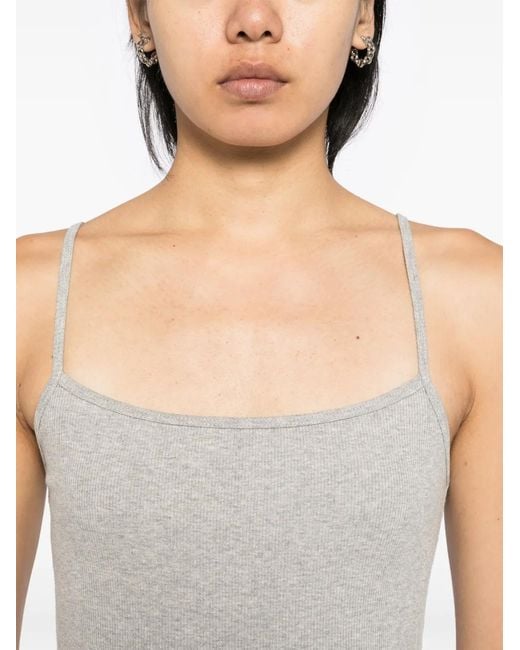 Reformation Gray Avi Tank Top