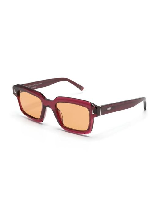 Retrosuperfuture Pink Giardino Rectangle-Frame Sunglasses