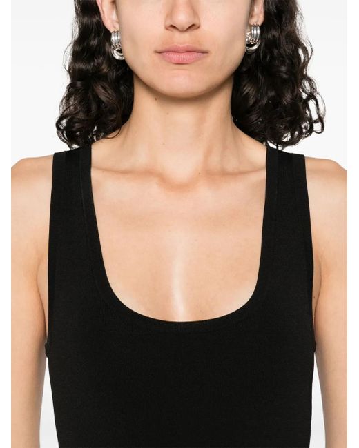 Totême  Black Midi Tank Dress