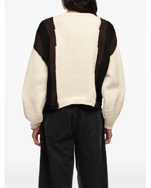 Bimba Y Lola Black Colour-Block Cardigan