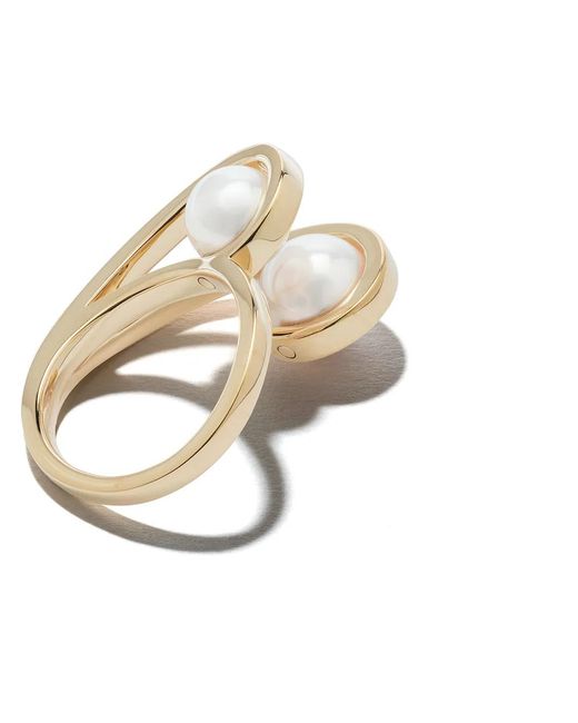 Tasaki White 18Kt Atelier Aurora Akoya Pearl Ring