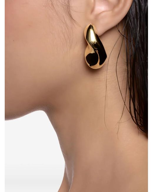 Maria Black Metallic Palomino Saddle Earring