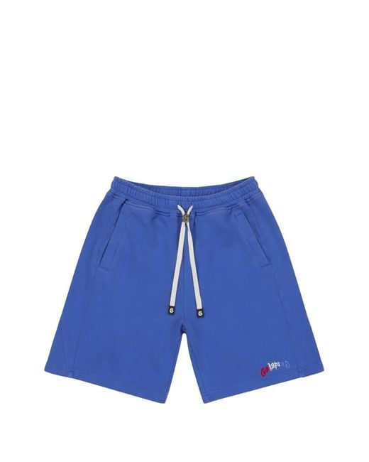 Godspeed Blue Vital Drawstring Track Shorts for men