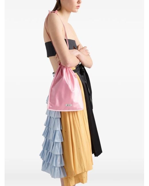Prada Pink Wish Silk Pouch