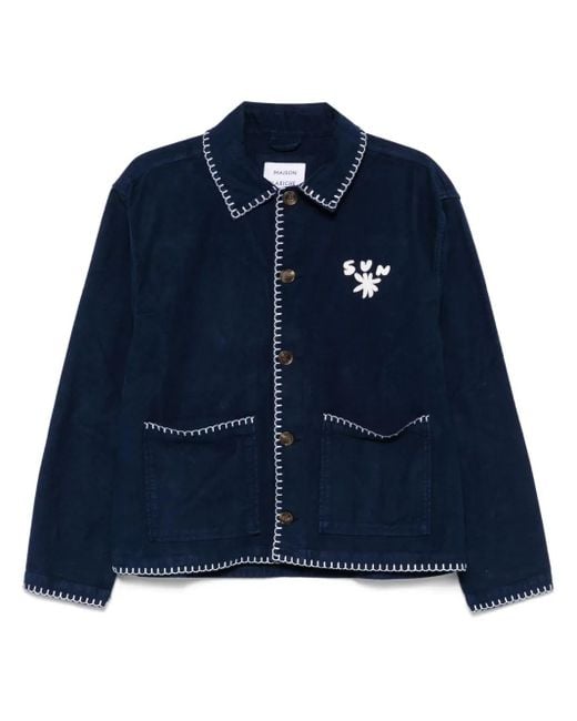 メンズ Maison Labiche Lemonnier Palm ジャケット Blue