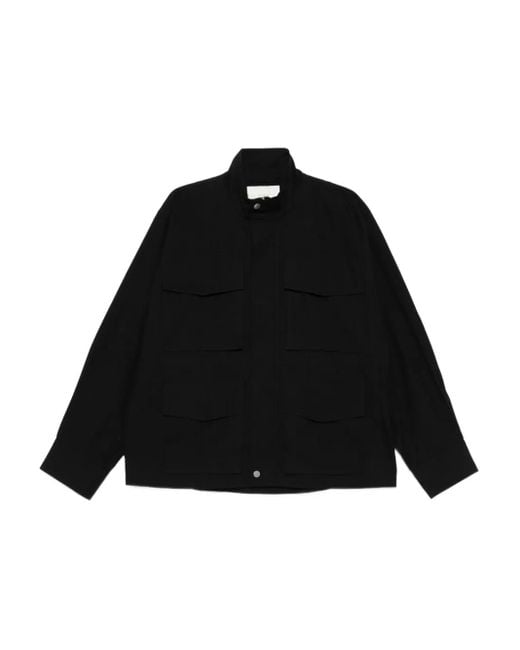 Studio Nicholson Jacke mit elastischen Taschen in Black für Herren