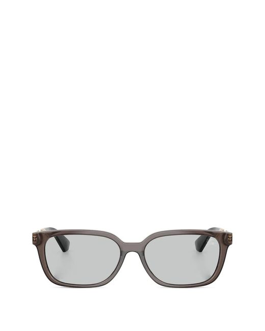 Burberry Gray Rectangle-Frame Sunglasses