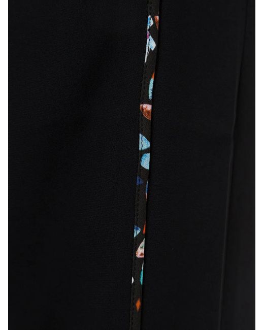 Peter Pilotto Black Wide Leg Drawstring Trousers