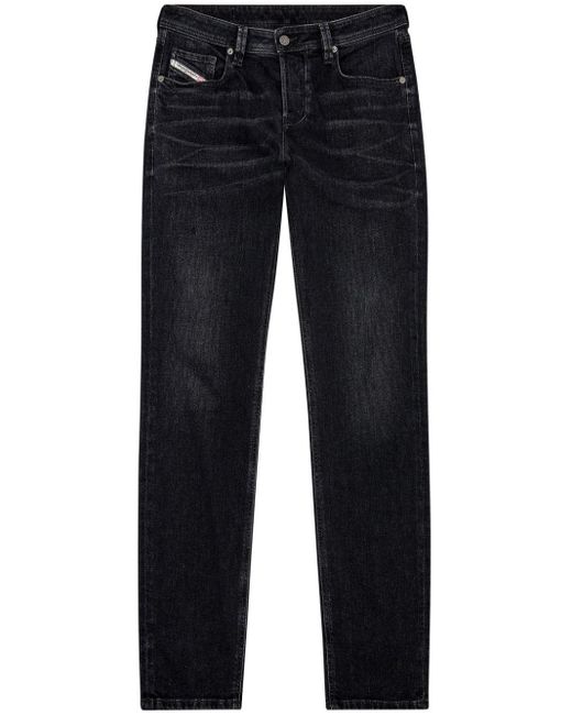 DIESEL Blue Larkee-beex Low-rise Jeans for men