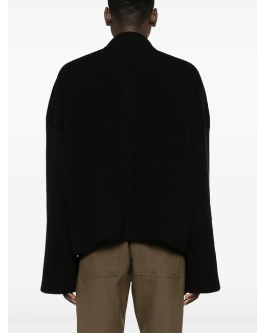 Rick Owens Black Sweater Porterville for men