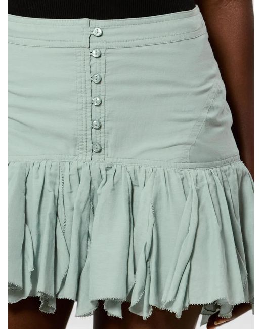 Isabel Marant Green Daneen Skirt