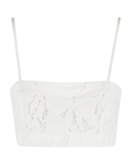 Isabelle Blanche Cotton Top White