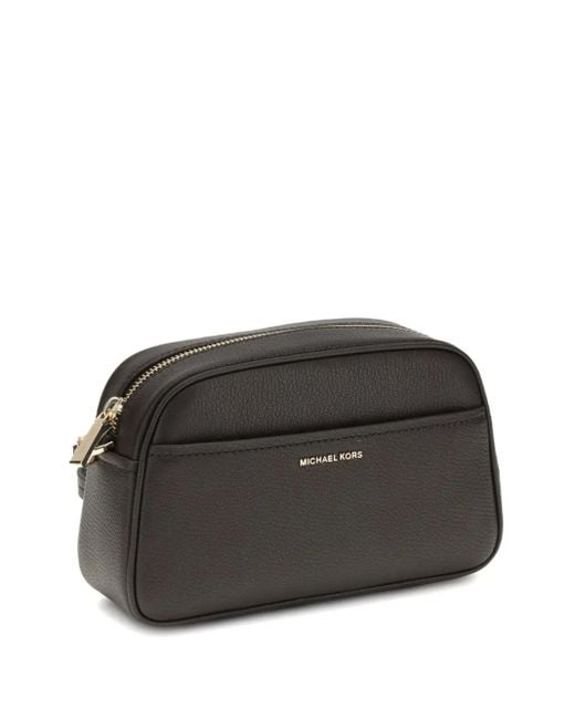 Sac À Bandoulière Zippé À Détail De Logo Michael Kors en coloris Black