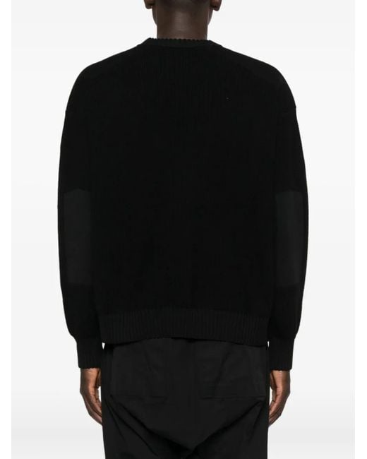Pull À Design Côtelé Y-3 pour homme en coloris Black