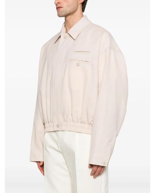 Jacquemus White The Melao Jacket for men