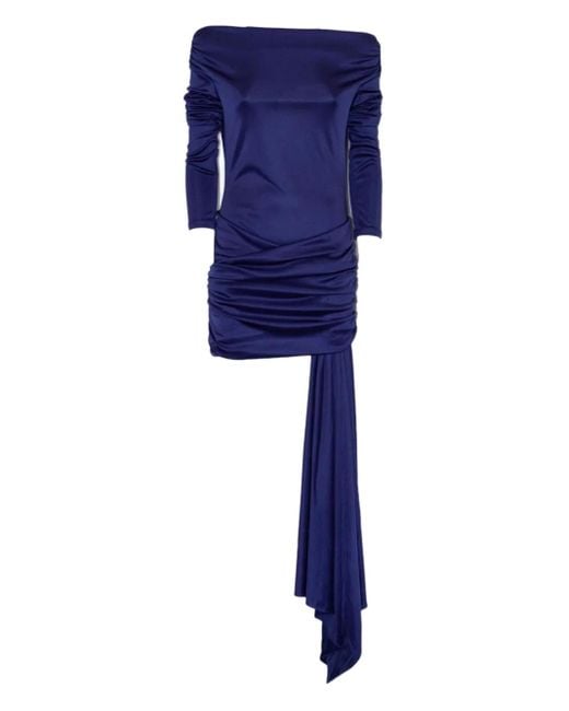 Abito Corto Wendell Con Spalle Scoperte di ANDAMANE in Blue