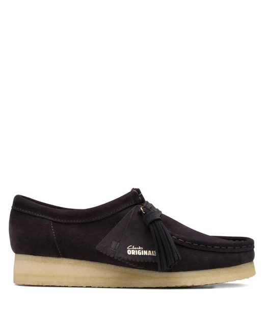 Clarks Black Wallabee Tassel Derby Shoes