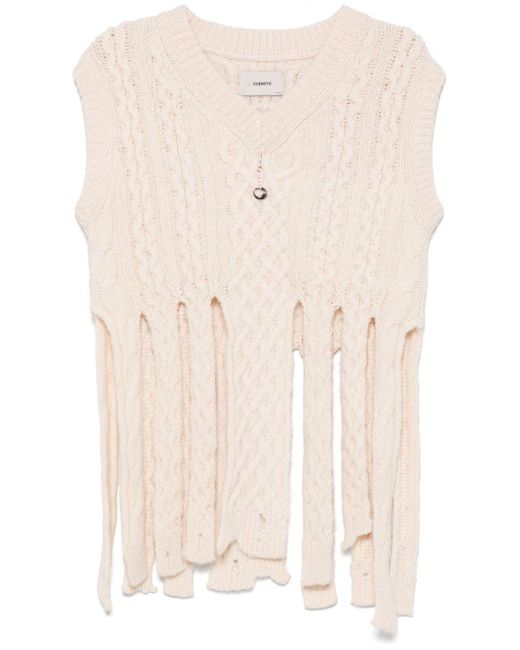 Coperni Natural Shredded Vest