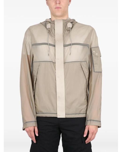 C P Company Natural Solid Hood Jackets for men
